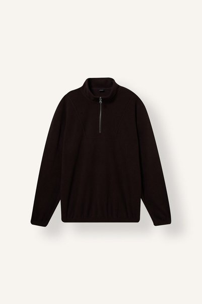 DeFacto Fleece-Sweatshirt mit halbem Reißverschluss E8632AX26WN