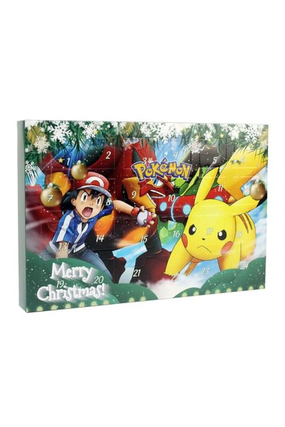 Pokémon Calendar Advent de Craciun, Pokemon, 24 figurine, verde