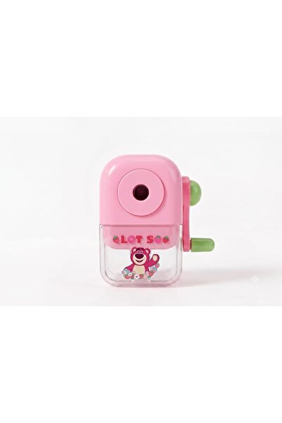 GENERAL Cute Pink Manual Pencil Sharpener for Kids Stationery Desktop Tool