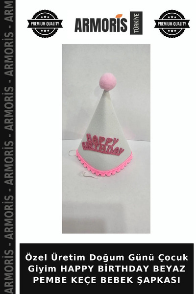 Armoris Special Edition Birthday Children's Clothing Happy Birthday White Pin...