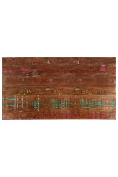 vidaxl Blat de masă, 100x60x3,8m, dreptunghiular, lemn masiv reciclat