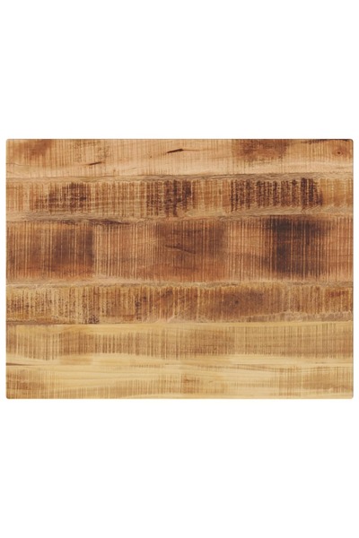 vidaxl Blat masă, 80x70x3,8 cm, dreptunghiular, lemn masiv mango brut
