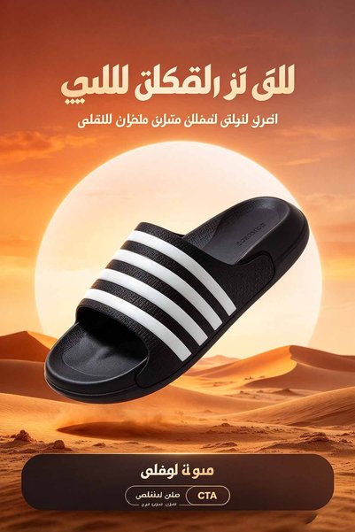 ArabTread Men's Practical Open-Toe Slip-On Sandals with Firm Grip for Indoor ...