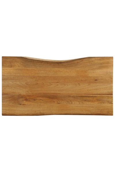vidaxl Blat masă cu margini, 100x60x3,8 cm, lemn masiv mango