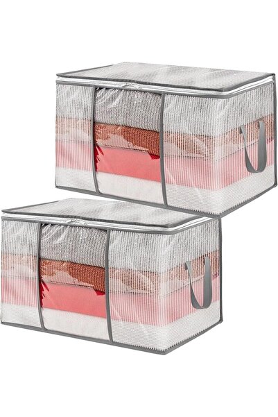 TERRIFI Large Clothes Storage Bags for Closet Organization 80L High Capacity ...