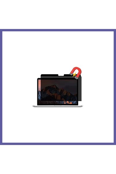 Macbook Air 13.3 Macbook Manyetik Hayalet Ekran Koruyucu - Siyah NIDA