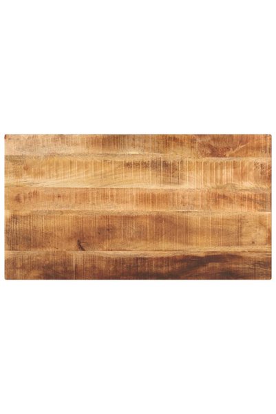 vidaxl Blat de masă 110x70x2,5 cm dreptunghiular lemn masiv mango brut