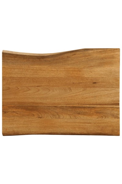 vidaxl Blat masă cu margini, 90x60x3,8 cm, lemn masiv mango