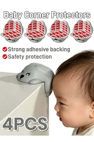 Generic 4PCS Edge Corner Protectors,Silicone Soft Corner Protectors for Kids,...