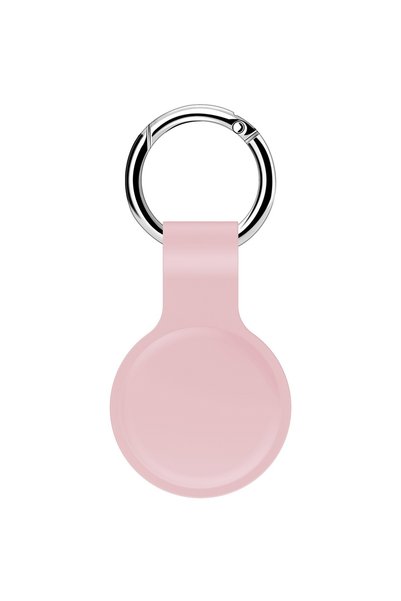 Choice Pink Keychain For Apple AirTag Silicone Protective Case Cover Key Chai...