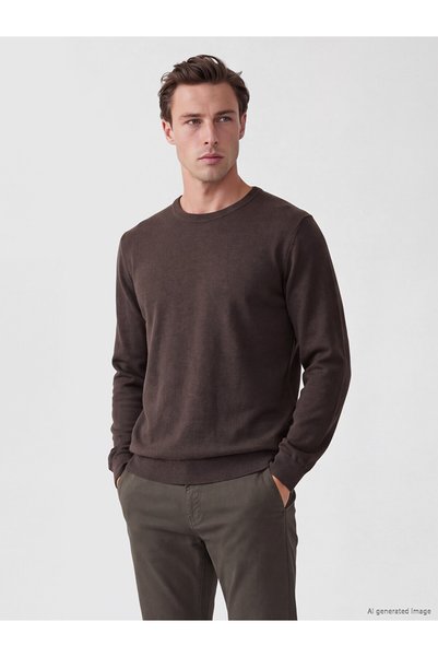 LC Waikiki Nevavm Brown Thessaloniki Flat Standard & Regular Men's Sweatshirt...