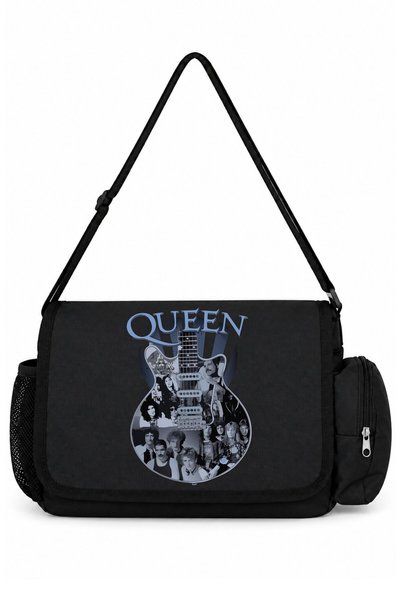 SEVBANO Многофункционална месинджър чанта с щампа на музикална група Queen за...