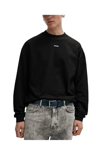 HUGO Ανδρικό Μακρυμάνικο Daposo T-Shirt Μαύρο 50511029-001
