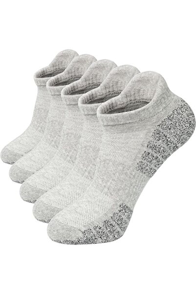 GENERAL 5 Pairs Running Ankle Cotton Socks for Men Women