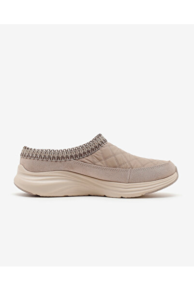SKECHERS CONTOUR FOAM BOOT - COZY FIT CASCADE Kadın Bej Arkası Açık Spor Ayakkabı 168160 TPE