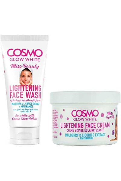 CD Cosmo Designs Cosmo Face Care Glow Miss Beauty Lightening 2 Pieces Combo S...