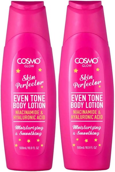 Cosmo Glow Skin Perfector Even Tone Body Lotion 500ml Pack Of 2 | Moisturizin...