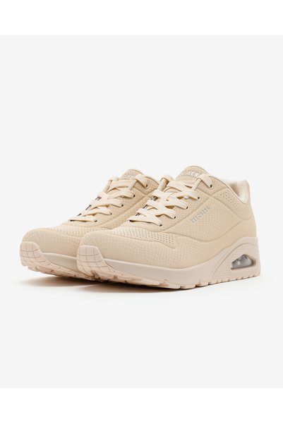 SKECHERS UNO - SHINY SCALE Kadın Beyaz Sneakers 177861TK OFWT