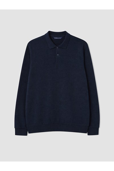 LC Waikiki Men's Sweatshirt with Turn-Down Collar by Uzg Store for Style Enth...