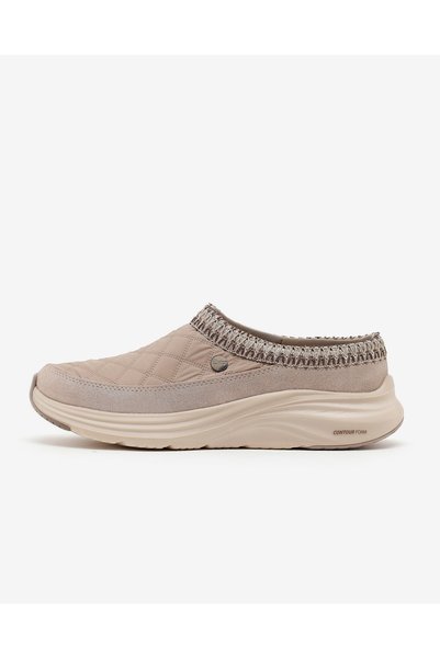 SKECHERS CONTOUR FOAM BOOT - COZY FIT CASCADE Kadın Bej Arkası Açık Spor Ayakkabı 168160 TPE
