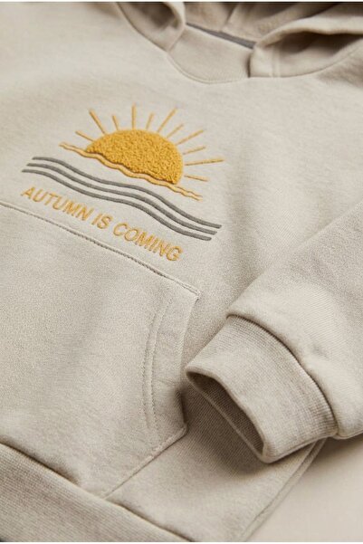 zumino Baby Boy Sun Printed Hooded Tracksuit Set