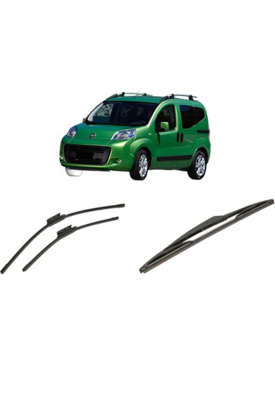 Bosch Σετ 3 μάκτρα υαλοκαθαριστήρων FIAT QUBO (225_) 2008-2015, για παρμπρίζ ...