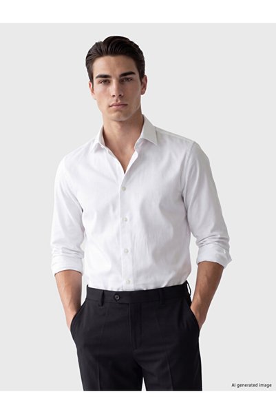 LC Waikiki Esvab • Modern & Distinctive Slim Fit Dobby Men's Shirt