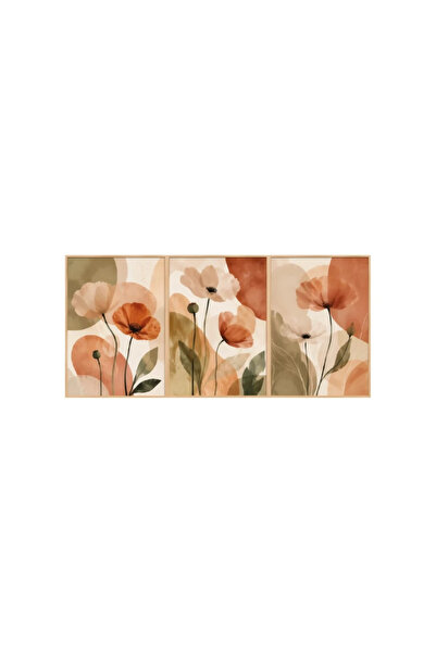 Akıllı Kağıt Adhesive Felt Painting - Poster Flower (Model-120)