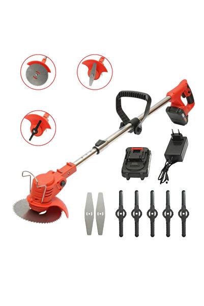 UTB Motocoasa electrica extensibila 380W, baterie litiu 48V/6000 mAh, viteza ...