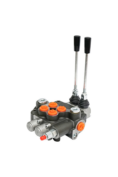 UTB Distribuitor hidraulic cu 2 manete, racord instalatie M22x1.5 debit 80L/m...