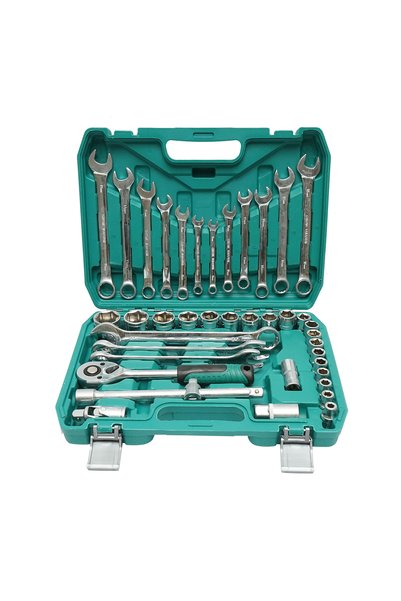 UTB Set of 8-32mm socket wrenches and 8-24mm combination wrenches, 41-piece r...