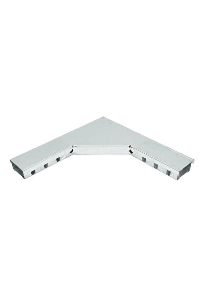 UTB Cot orizontal 90 grade din otel galvanizat pentru jgheab 25x50mm