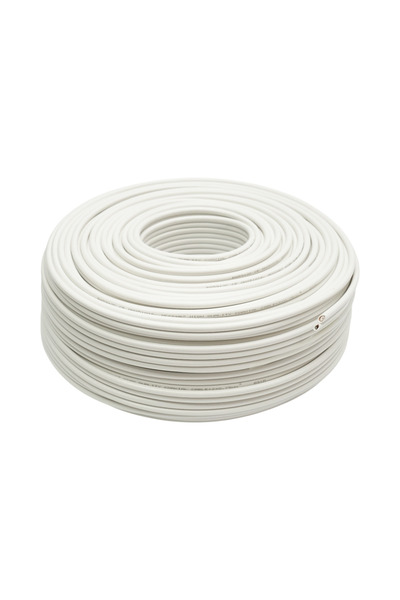 UTB Cablu coaxial RG59 CCTV cupru siamez + alimentare 2x0.75mm CCA, 75 Ohm, P...