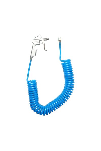 UTB Pistol de suflat aer comprimat cu furtun spiralat 6.5m 38 spire Breckner ...