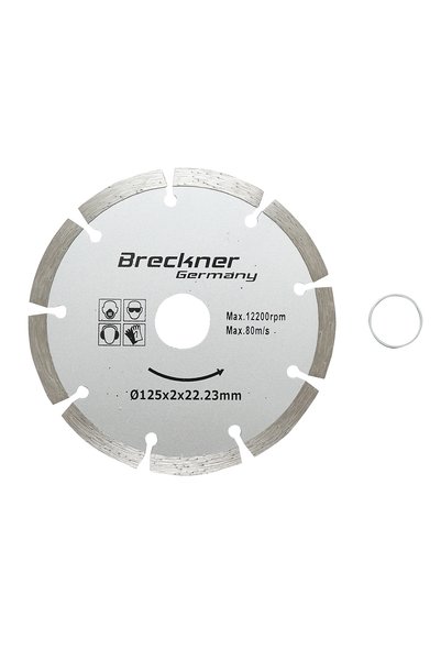 UTB Disc diamantat segmentat 125x2x22.23mm, taiere uscata pentru beton, piatr...