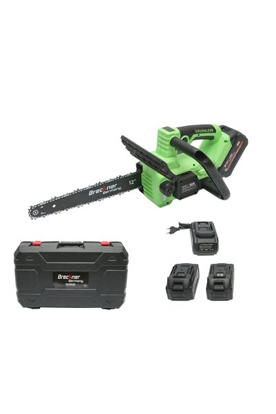 UTB Drujba electrica profesionala cu 2 acumulatori 20V, 4Ah Li-ion, motor bru...