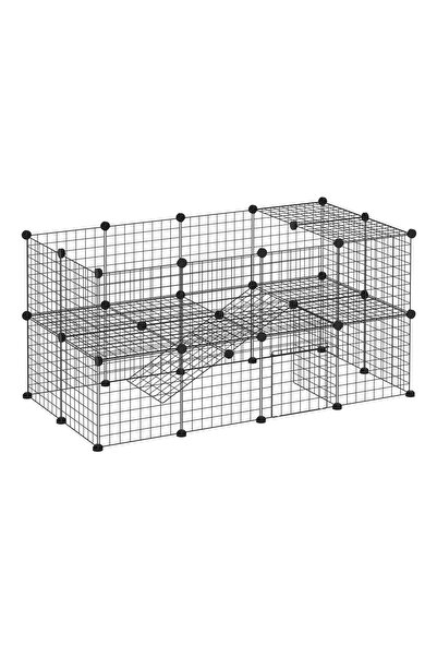 Generic Brand Țarc exterior, cu 36 de panouri, țarc pentru animale mici (de e...