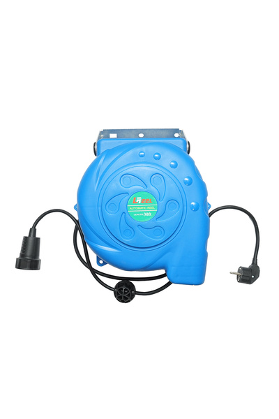 UTB Prelungitor electric cu tambur retractabil automat 10m, montaj pe perete,...