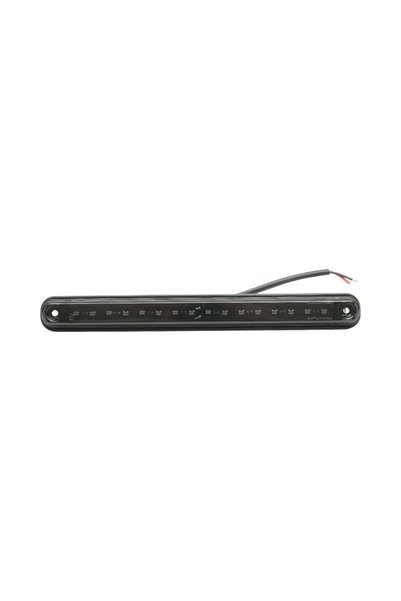 UTB Lampa gabarit laterala LED slim 12-24V rosu fumuriu 16 LED-uri 235x26.5x2...