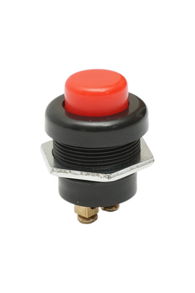 UTB Buton pornire 12V/10A–24V/5A rosu cu 2 pini universal