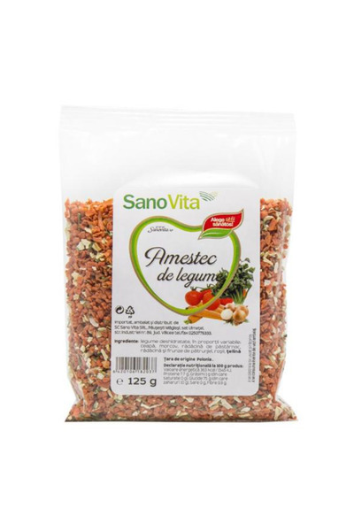 Sano Vita Vegetable Mix, 125g