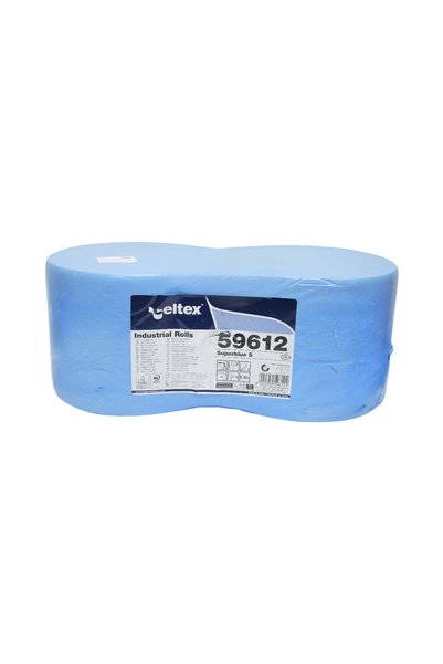 UTB Set 2 role lavete industriale 3 straturi hartie albastra 36x22cm Celtex S...