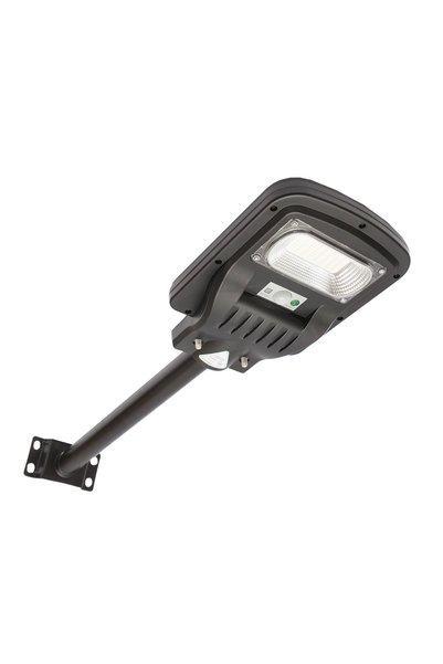UTB Lampa solara LED iluminat stradal 50W, 6500K, IP65 cu panou solar si prin...