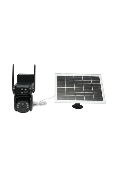 UTB Camera supraveghere cu lentila duala 6MP, 4G cu panou solar, baterie 9000...