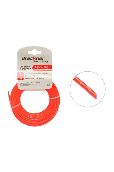 UTB Fir rotund embosat pentru motocoasa 3mmx15m Breckner Germany