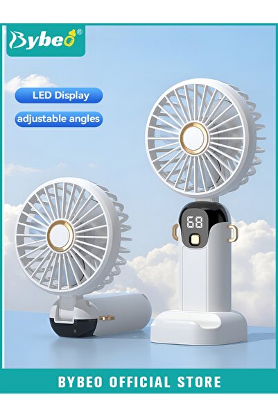 BYBEO Portable Handheld Turbo Fan, USB Rechargeable Personal Fans, Mini Pocke...
