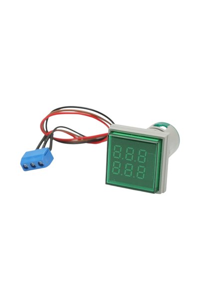 UTB Indicator digital contor LED verde 0-999999, 220V/380V AC Ø 22mm Breckner...