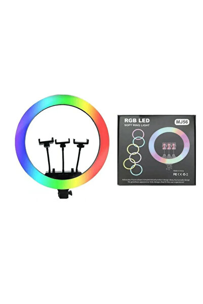 OEM Ring Light MJ56 56 εκ. RGB με βάση για κινητό και τηλεχειριστήριο