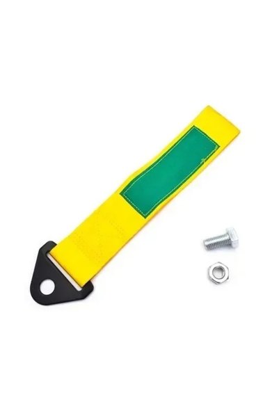 OEM Ιμάντας Tow Hook προφυλακτήρα για ρυμούλκηση αυτοκινήτου 24 εκ. - κίτρινος