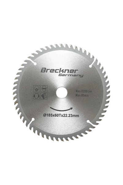 UTB Δίσκος δισκοπρίονου για ξύλο 185x22.23mm, 60 δόντια, μέγιστη ταχύτητα 820...